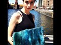 Aqua Puschel Clutch Fake Fur Clutch My Babe By BC Berlin