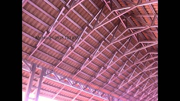 khung thép , mái ngói , kết cấu vinatruss