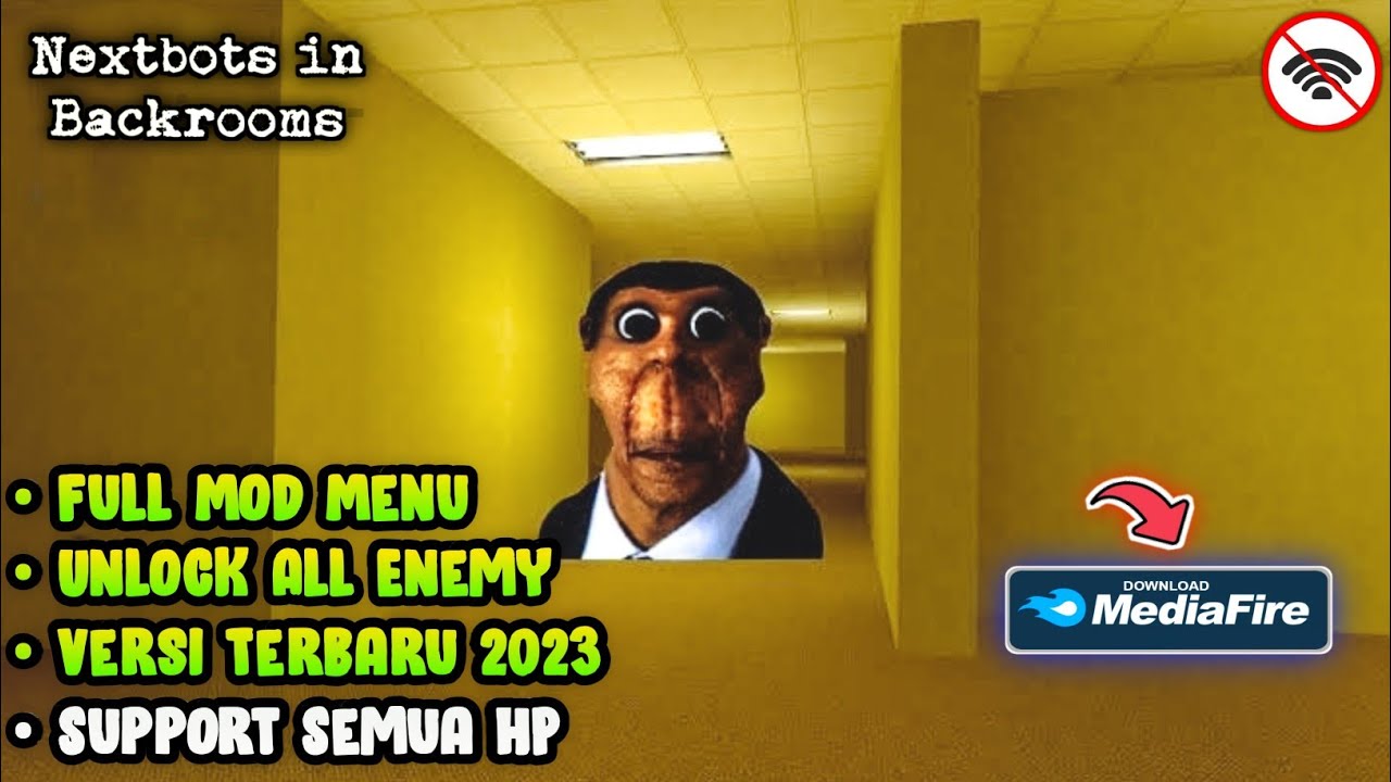 Nextbot In Backrooms Obunga Mod Apk [Mod Mod][Unlock Enemy][God