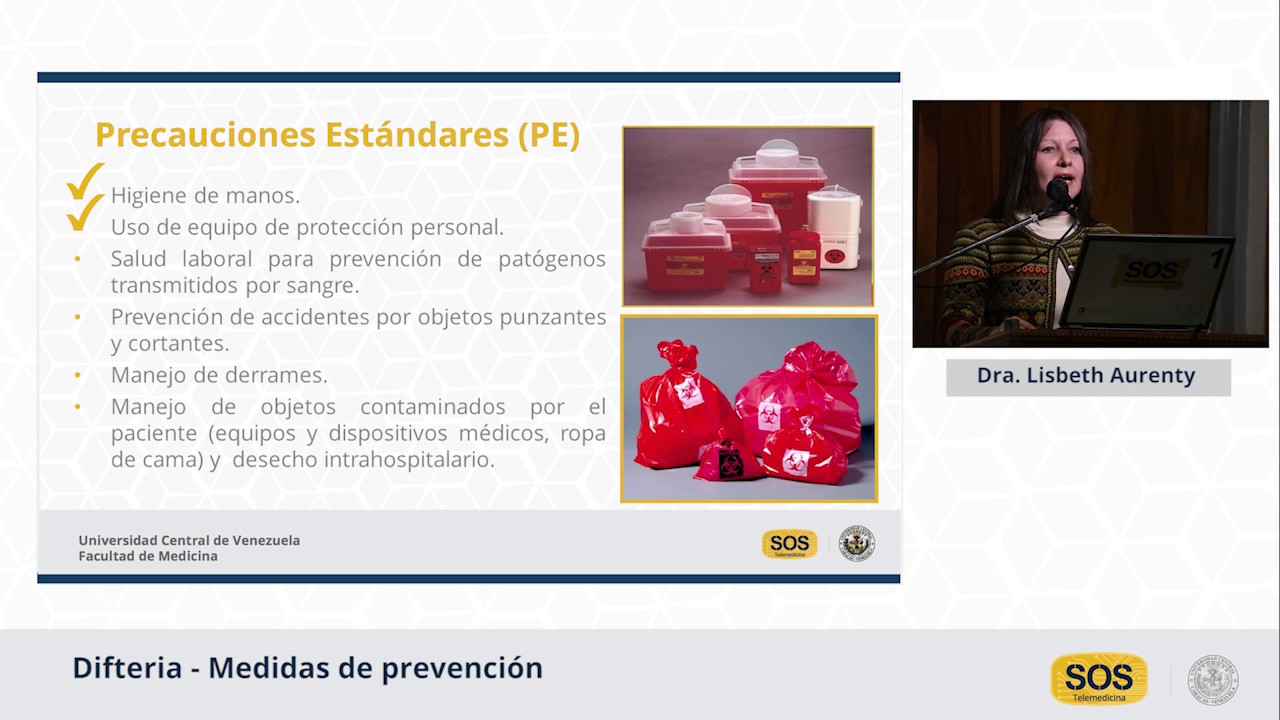 facultad de medicina uaemex Difteria - Medidas de prevención. Ponencia de la Dra. Lisbeth Aurenty