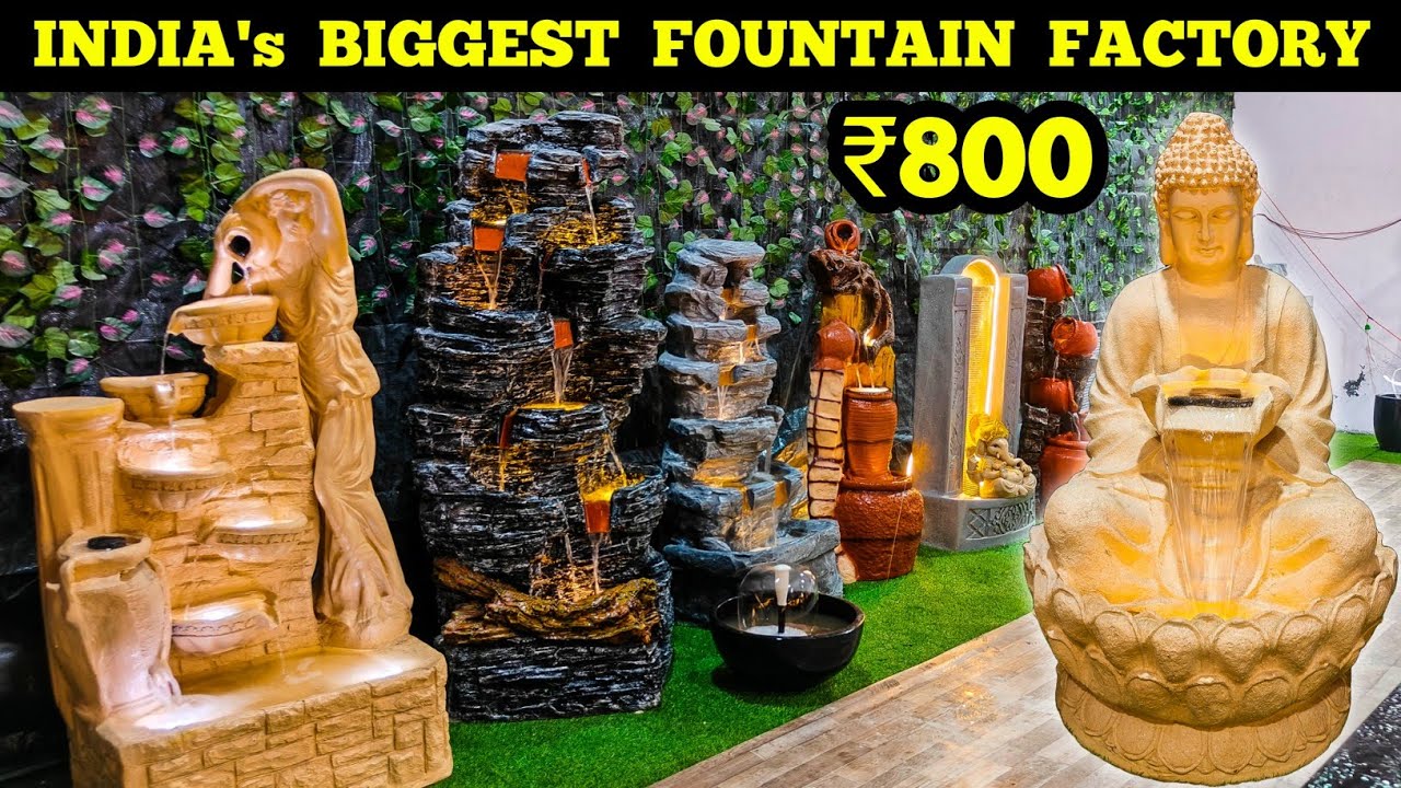 Water Fountains at Wholesale Price in Cheapest Decor Market in Delhi | Home Decor Items Factory
