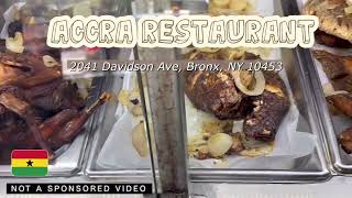 Accra Restaurant | Bronx NY | Africa Restaurant | Ghanaian Restaurant