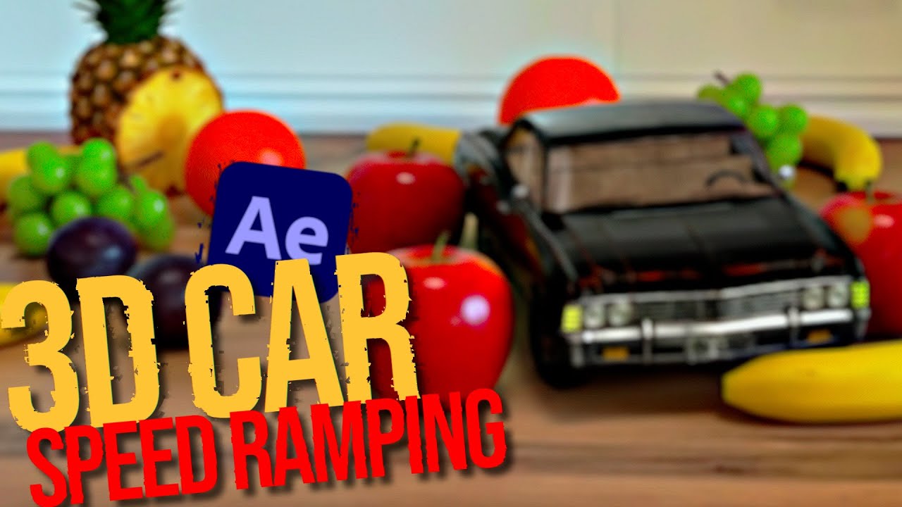 Fake Car SPEED RAMP Edit… IN MY KITCHEN 🤯 - After Effects Tutorial
