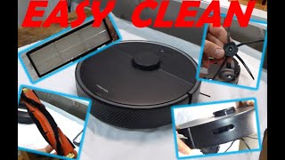 How To Clean A Roborock Robot Vacuum Empty Dustbin, Clean Filter, Main Brush, Side Brush, Sensors