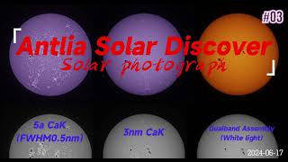sun in 5a CaKใ3nm CaK and WL 2024-6-17๏ผ#3๏ผ