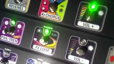 Stomplabel New Labels 1 MFC101 Fractal Audio Axe FX Volume