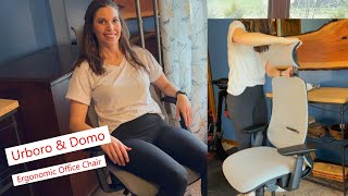 Urboro & Domo Ergonomic Office Chair, lots of ways to move #office chair #office chair #ergonomic