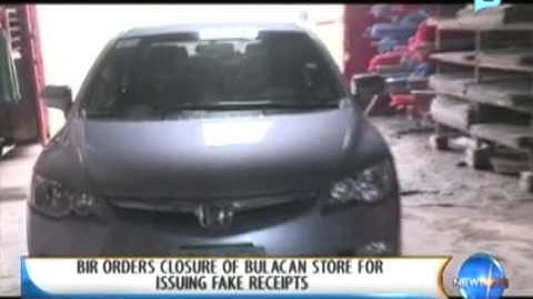 NewsLife: BIR orders closure of Bulacan store for issuing fake receipts