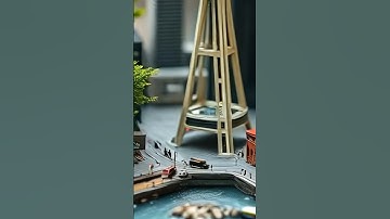 Hyper-Realistic Miniature City That Looks Just Like a Real One! 🎨✨" #MiniatureCity