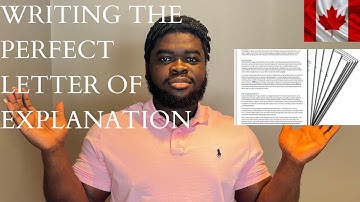 HOW TO WRITE THE PERFECT LETTER OF EXPLANATION FOR A CANADIAN 🇨🇦STUDY PERMIT APPLICATION