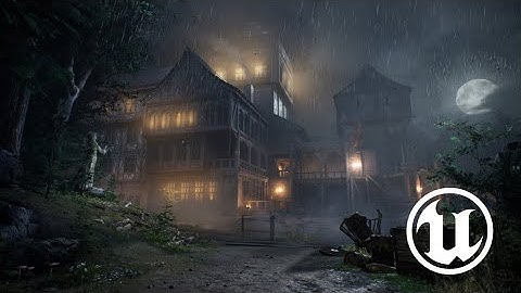 Storm at Tavern Outpost | UE4 | Medieval Fantasy Scene