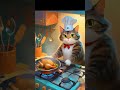 Cat Is Cooking Grill 