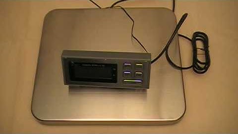 LW LSS Large Shipping Scale Function Settings