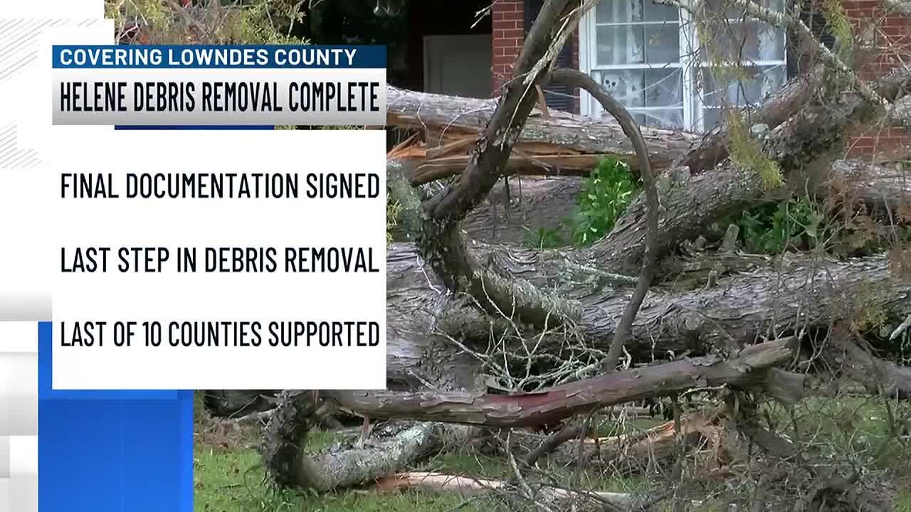 Hurricane Helene debris removal officially completed - YouTube