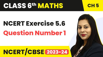 NCERT Exercise 5.6 : Question Number 1 - Understanding Elementary Shapes | Class 6 Maths