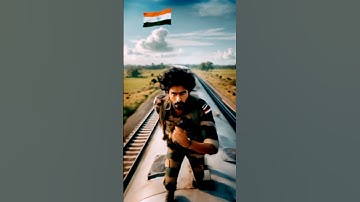 Indian Army saved Passenger Train from broken Bridge🚆 #ai​ #army​