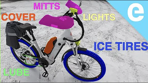 Winter Ready E-Bike! Ride the Snow