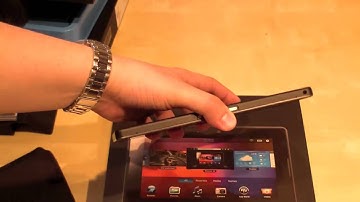 BlackBerry PlayBook Unboxing and Hands On