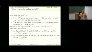 Markov random field model for describing patterns of summer monsoon rainfall by Amit Apte