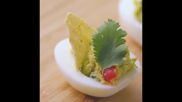 Guacamole Deviled Eggs