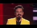 The Voice.Tony Stark has great vocal