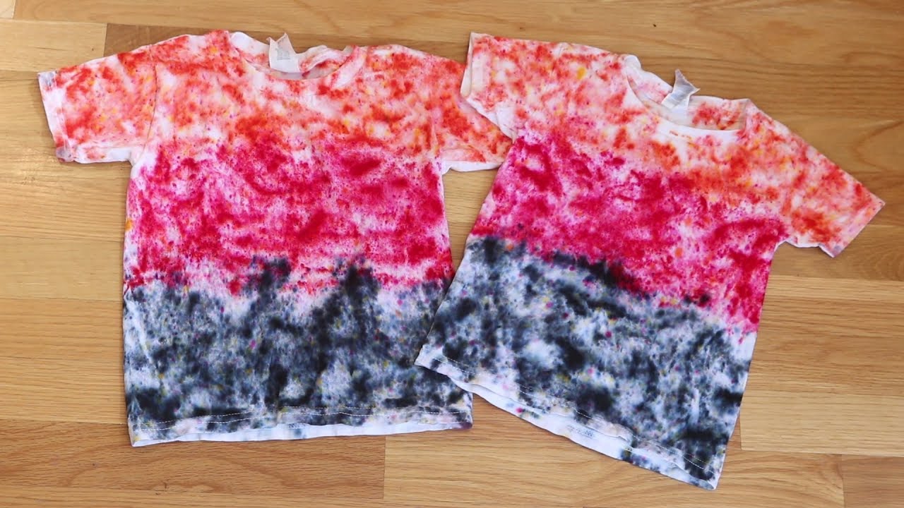 Let's Dye T-Shirts with Dry Tie Dye Powder 