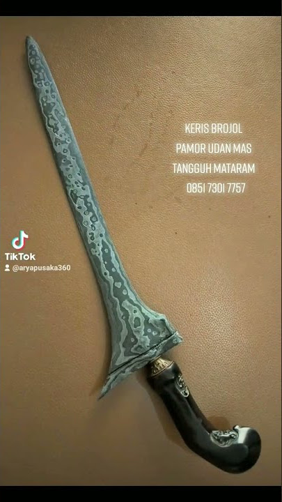 Keris Brojol Sepuh Tangguh Mataram | 0851 7301 7757 #keris #pusaka #barangantik #antik #unik