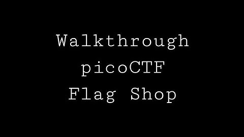 Flag_shop - picoCTF Challange Walkthrough | Abhay