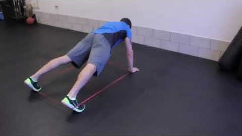 Band Resisted Lateral Push Up Walk | Football | Speed | Playbook