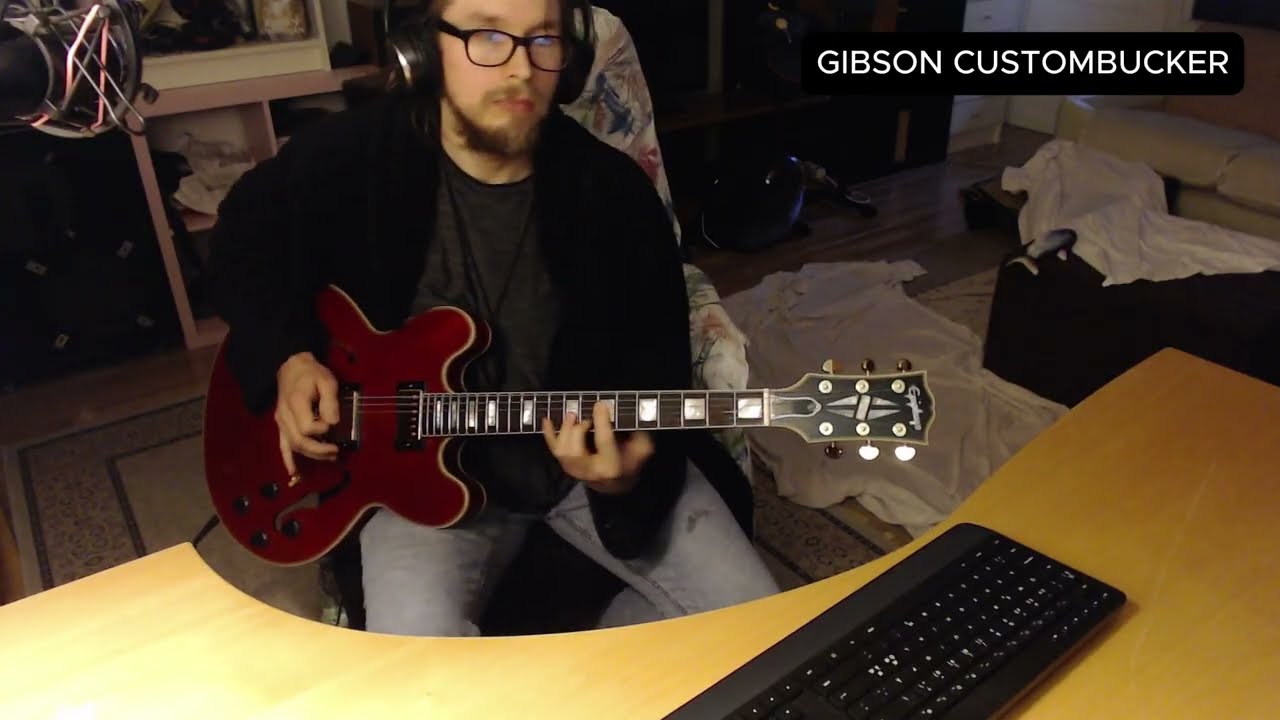 Gibson Custombucker vs Brandonwound 59 PAF With Higher Gain