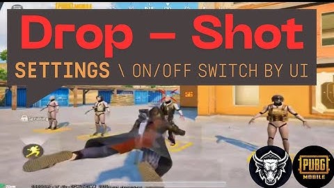 How To Make a Drop-Shot Setting In Wow Mode | VISUAL PROGRAMMING | UI EDITOR | #PUBGMWOW 