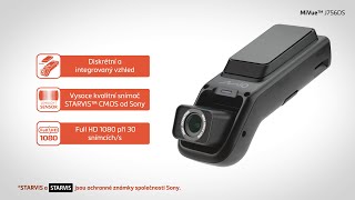 Diskrétní MiVue J756DS | Sony STARVIS | Parking režim | WiFi +GPS +radary | zadní kamera a SmartBox