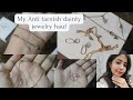 Prettiest dainty jewelry haul 2024 anti tarnish necklace earrings caratlane giva anushka jain