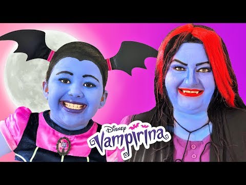 Disney Junior Vampirina and Oxana | Makeup Halloween Costumes and Toys