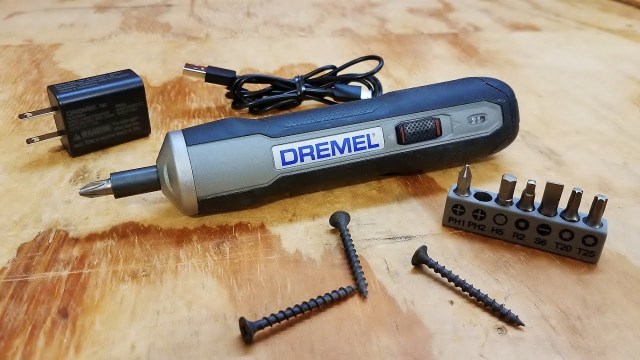 Dremel Cordless 4V USB Rechargeable Lithium-Ion Powered Electric  Screwdriver HSES-01 - The Home Depot