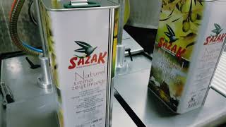 Sazak Sızma Zeytinyağı 5 Lik Teneke Dolumu