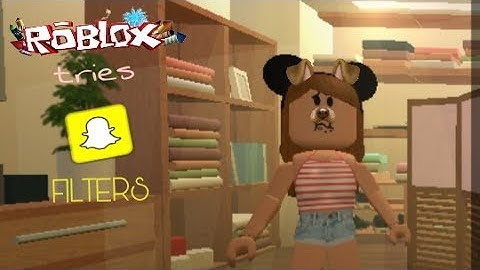 ROBLOX Tries SNAPCHAT FILTER