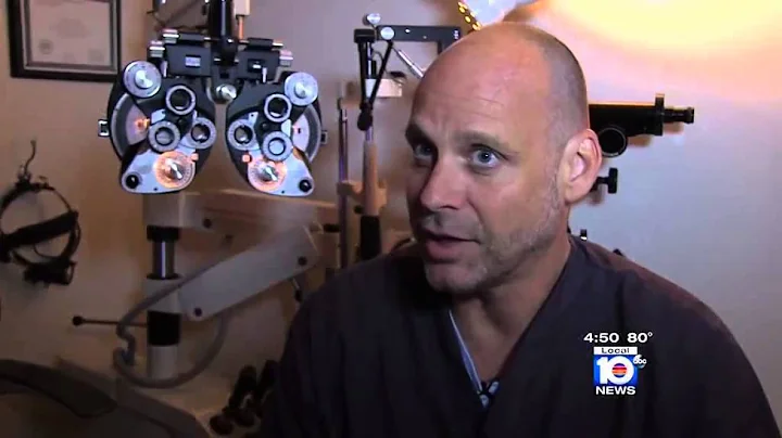 Dr Steve Newman on TV discussing Eye Nutrition