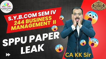 Business Management II | Sybcom | Semester 4| Question Bank | Imp Questions |  Paper Leak
