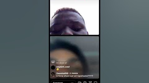 EBK Top Shoota And EBK Cyraq beefing on IG Live