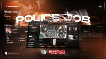 Fivem Police Job – All-in-One System (20+ Scripts Included!) | [ESX/QB/QBOX]