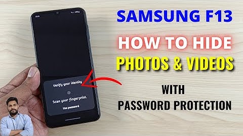 Samsung F13 : How To Hide Photos & Videos With Password & Biometric Protection