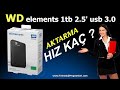 WD Elements 1tb 2.5&#39; usb 3.0 taşınabilir disk - DENEME