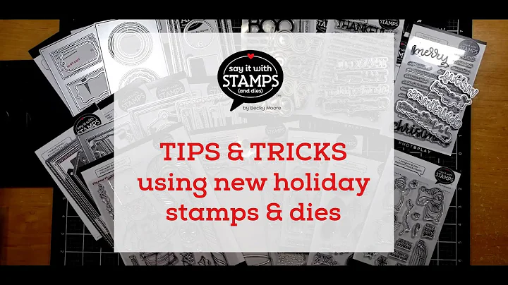 Tips for Using the Say It With Stamps | Stamps and...