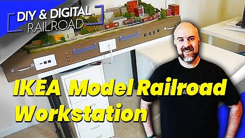 IKEA Model Railroad Benchwork and Workstation