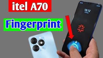 itel a70 display fingerprint setting | itel a70 fingerprint screen lock setting | fingerprint sensor