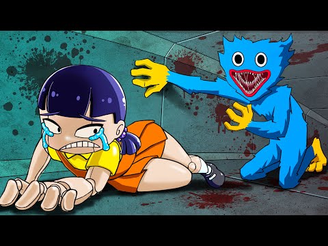 어몽어스 오징어 게임 Squid Game | Squid Game Doll vs Huggy Wuggy in POPPY PLAYTIME | FRIDAY NIGHT FUNKIN