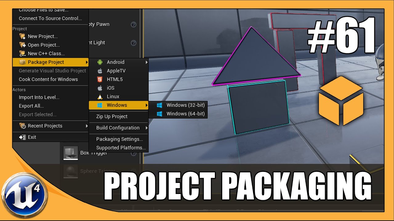 Packaging Our Project 61 Unreal Engine 4 Beginner Tutorial Series Youtube