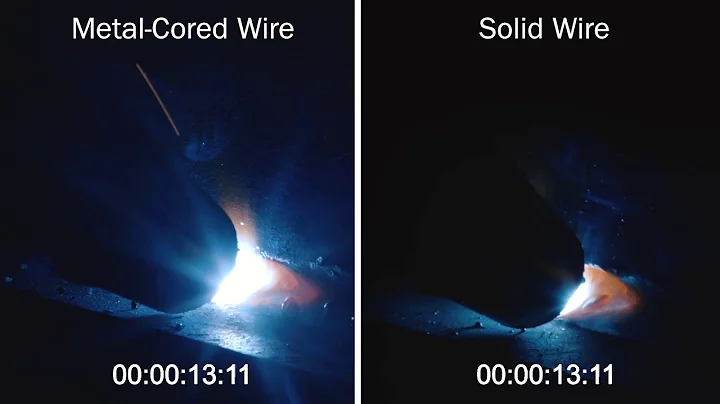 Weld Faster with Metal-Cored Wire