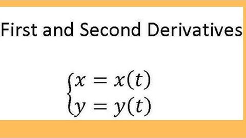 Derivatives: First and second derivatives of parametric curves or parametric equations.@ceromat2022